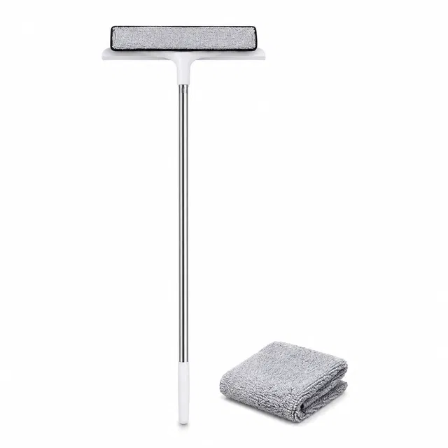 2 in 1 Glass Cleaning Wiper & Mop with Extra Microfiber Cloth