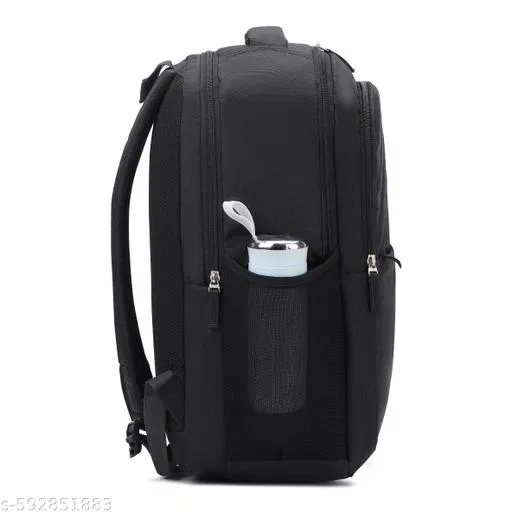 Polyester Backpack for Men & Women, Black