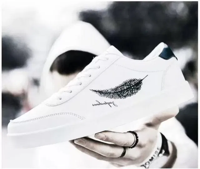 Sneakers for Men (White, 8)