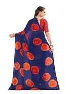 Georgette Printed Saree for Women 