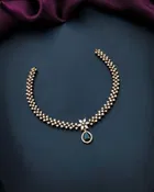 Zircon Gold-plated Necklace Set for Women 