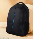 Polyester Backpack for Men & Women, Black