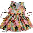 Rayon Slub Printed Clothing Set for Girls, Multicolour, Pack of 1 