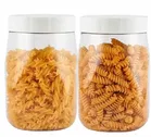 PearlPet Space Saver with Spoon 1500gm (White, Pack of 2)