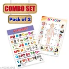 Bookford Publications Both Sides Big Laminated Charts – Alphabet 