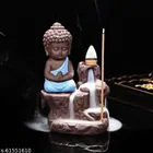 Lord Buddha Water Fountain with 10 Smoke Backflow 