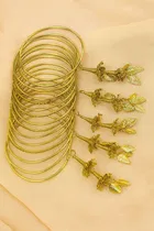 Mental Gold Plated Bangles for Women 