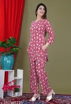 Rayon Top & Bottom Set for Women 