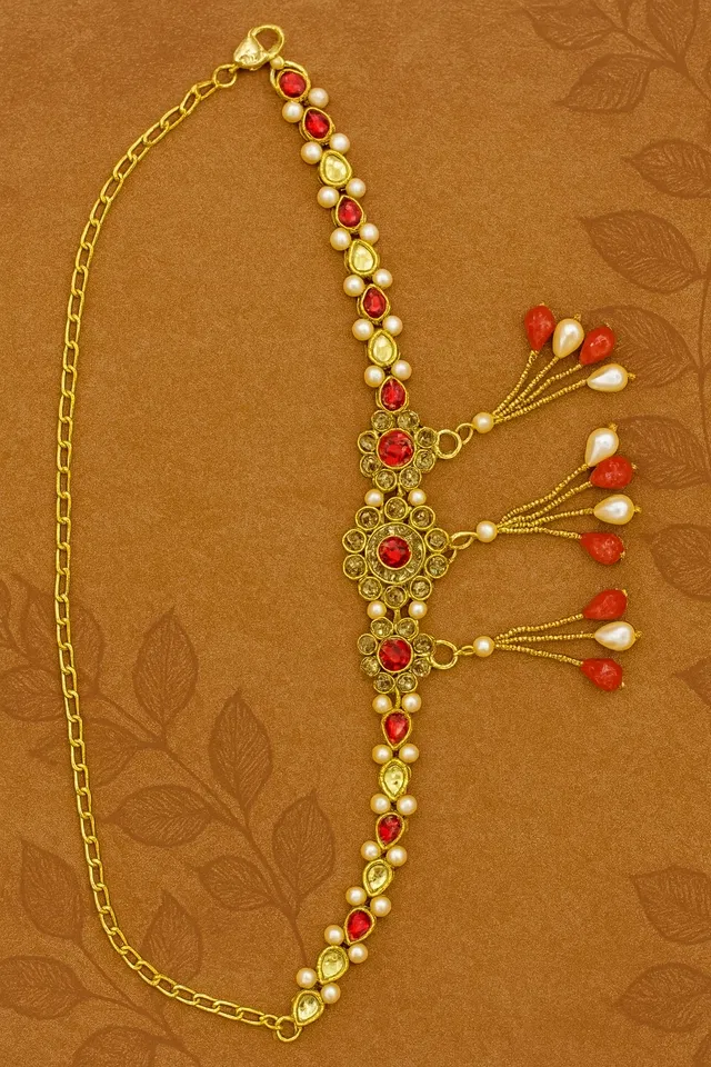 Metal Kamarband for Women, Gold