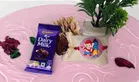 Synthetic Rakhi with Chocolate 