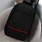 PU Backpack for Men & Women, Black