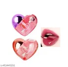Heart Shape Lip Gloss, Multicolor, Pack of 2
