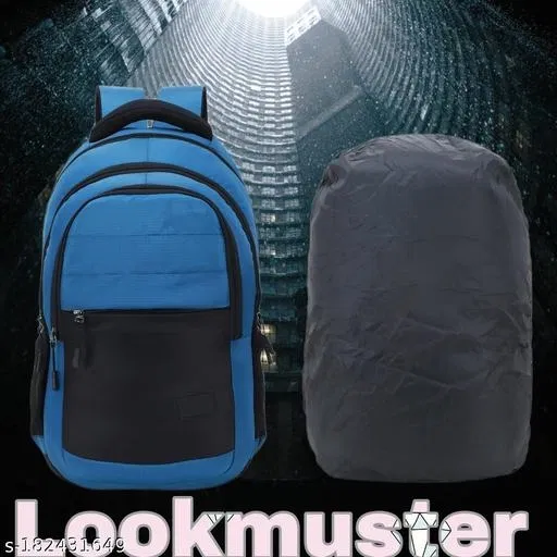 Nylon Backpack for Men & Women, Blue