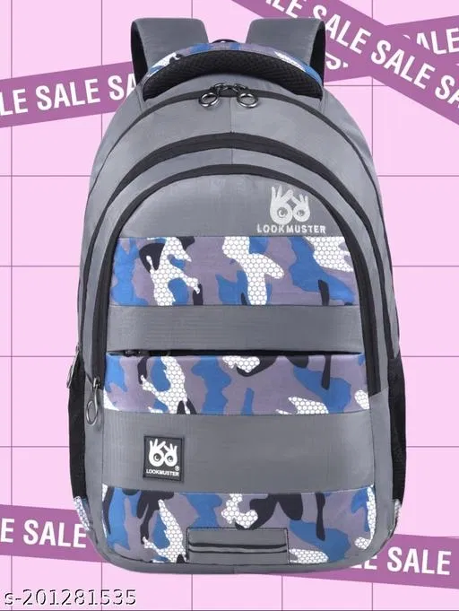 Rubber Backpack for Men & Women, Multicolor