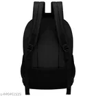 Polyester Backpack with Wallet for Men, Black & Tan, Set of 2