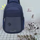 Nylon Backpack for Men & Women, Navy Blue