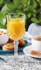 Fancy Water & Wine Glass 