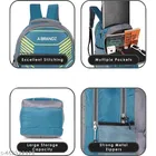 Polyester Backpack for Men & Women, Blue