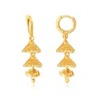 Oxidised Alloy Gold Plated Earrings for Women 