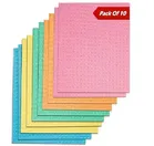 Multipurpose Cleaning Reusable Sponge Wipes 