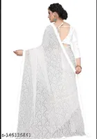 Net Self-Design Saree for Women 