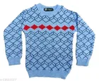 Woolen Full Sleeves Sweater with Pyjama Set for Boys 