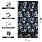 PVC Printed Fridge Top Cover with 3 Pcs Shelf Mats & Handle Cover 