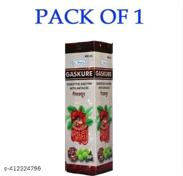Dr Biswass Gaskure 450 Ml Ayurvedic Syrup For Digestive Health Pack Of 1