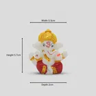 Polyresin Ganesh Idol for Car Dashboard 