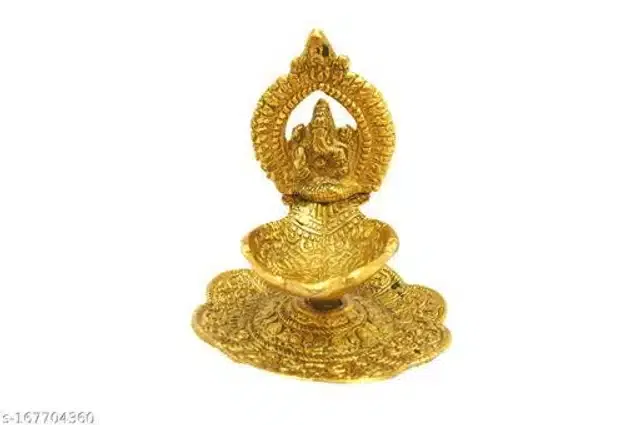 Metal God Ganeshji Diya (Copper)
