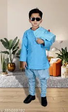 Cotton Blend Sherwani for Boys 
