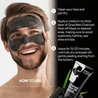 Qraa मेन चारकोल पील ऑफ मास्क - 100 g