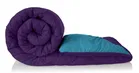 Sarangi Solid Reversible Comforter 1.5Kg for Deep Purple and Ocean Blue
