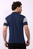 Colorblocked Polo T-Shirt for Men 