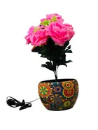 Plastic Flower Pot (Multicolor)