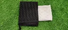 Georgette Solid Saree for Women, Black 