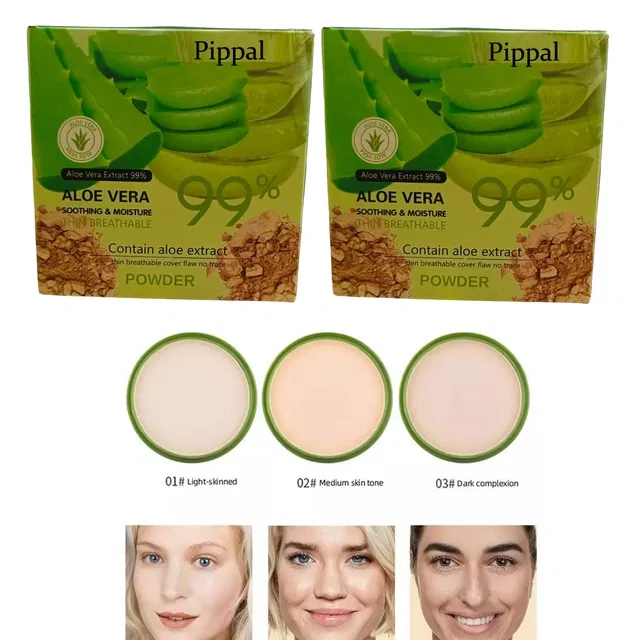 Pippal Aloe Vera Compact (20 g, Pack of 2)