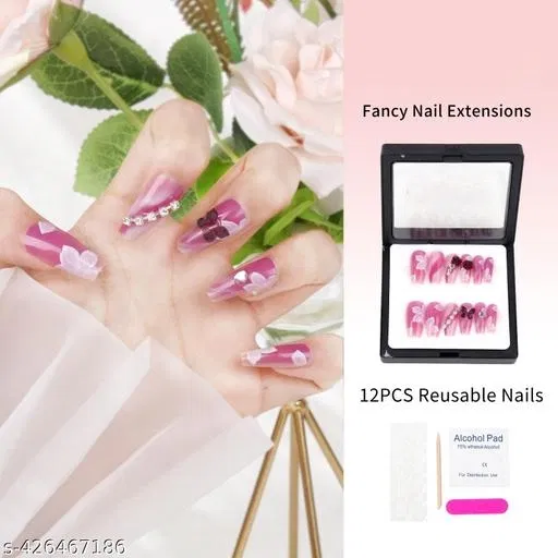 Fake Nails Nail Extension Kit, Multicolor, Set of 1