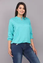Rayon Solid Top for Women 