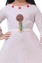 Cotton Blend Frock for Girls 