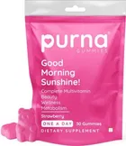 Purna Gummies Women's Immunity Multivitamin Strawberry Gummies - Vitamins A, C, D, E, B12 (30 No) Pack of 1