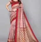 Art Silk Printed Saree for Women 