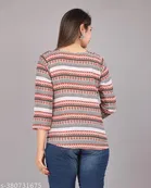 Rayon Printed Kurti for Women 