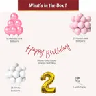 2nd Happy Birthday Balloon Decoration Kit, Multicolor, Pack Of 63