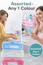 Multiutility Bathroom Shelf Shower Shampoo Holder Kitchen Storage Rack Organizer Assorted Any 1 Colour
