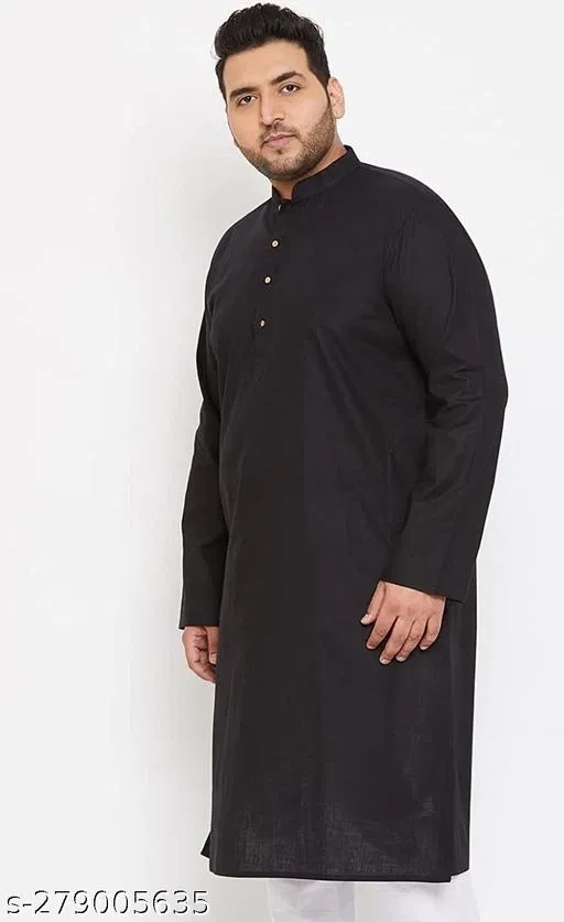 Kurta for Men (Black, S)
