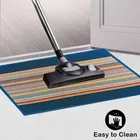 Status Polypropylene Door Mat with Anti Slip Backing 38x58cm Blue