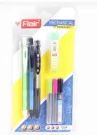 Plastic Mechanical Pencils with Apsara Non Dust Eraser 5pcs 