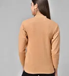 Woolen V-Neck Cardigan Full Sleeve Button-Up Winter Sweater 