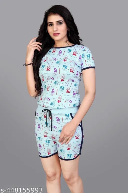 Top & Bottom Sets for Women (Multicolor, M)